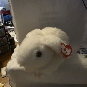  1993 Ty Classic Nibbles White Rabbit Plush